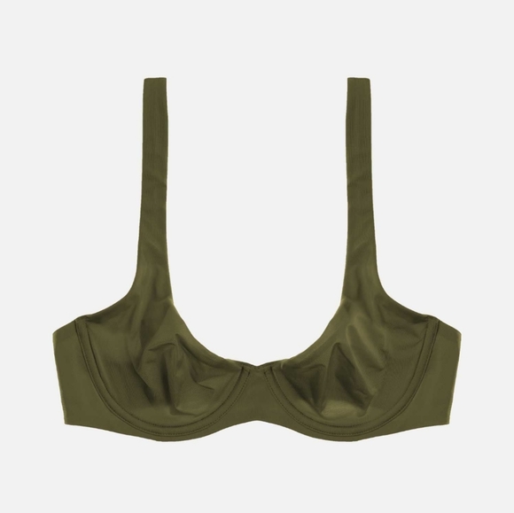 CUUP scoop bra, moss shade, 30A - Picture 2 of 8